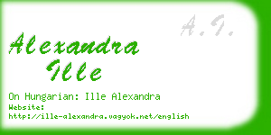 alexandra ille business card